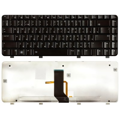Клавиатура для HP Pavilion DV3-2000 с подсветкой p/n: NSK-H7L0R 9J.N0E82.L0R, PK1306T2C06, NSK-H5Y0R