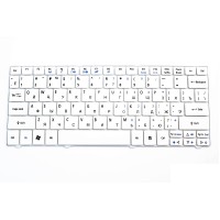 Клавиатура для ноутбука Acer Aspire 1810TZ Белая P.n: ZA3, ZA5, NSK-AQ00R, NSK-AQ10R