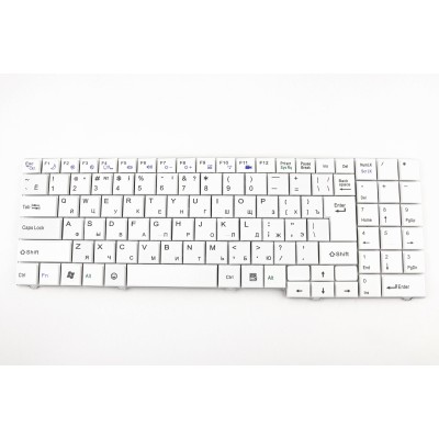 Клавиатура для ноутбука DNS ECS MB50 белая P/N: 82B382-FM2028 MP-09R16SU-3603 MP-09R16SU-3603RU