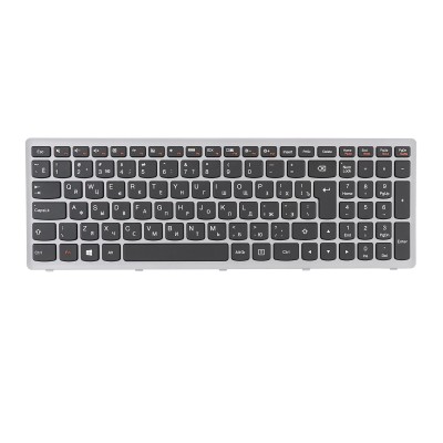 Клавиатура для ноутбука Lenovo G500S G505S серая рамка P.n: MP-12U73US-686, T6E1, 25211080, 25211050