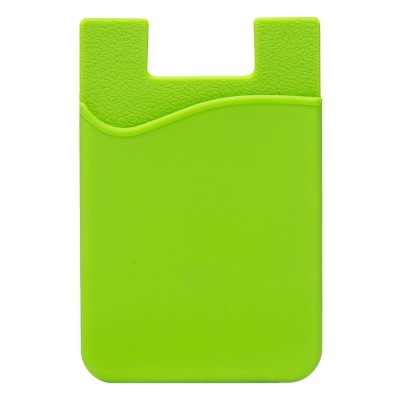 Картхолдер футляр для карт на клеевой основе (зеленый) - CH01
