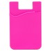 Картхолдер футляр для карт на клеевой основе (розовый) - CH01