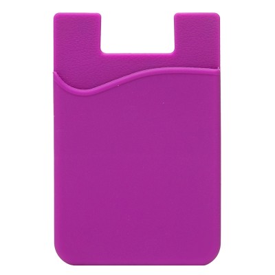 Картхолдер футляр для карт на клеевой основе (фиолетовый) - CH01