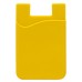 Картхолдер футляр для карт на клеевой основе (желтый) - CH01