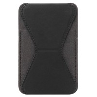 Картхолдер футляр для карт на клеевой основе (черный) - CH02