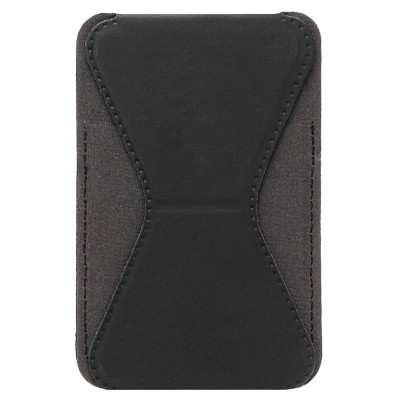 Картхолдер футляр для карт на клеевой основе (черный) - CH02