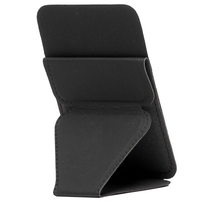 Картхолдер футляр для карт на клеевой основе (черный) - CH02