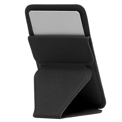 Картхолдер футляр для карт на клеевой основе (черный) - CH02