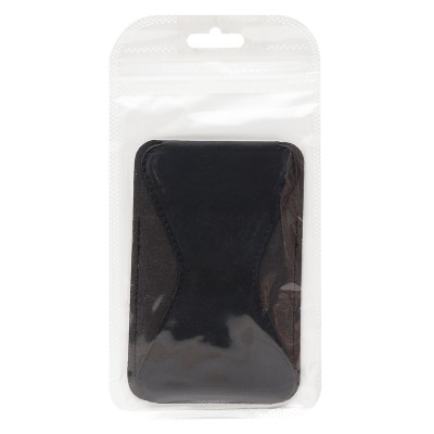 Картхолдер футляр для карт на клеевой основе (черный) - CH02