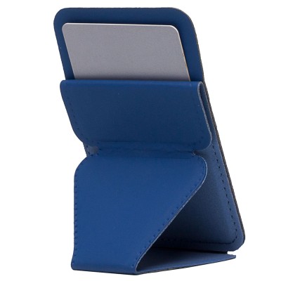 Картхолдер футляр для карт на клеевой основе (синий) - CH02