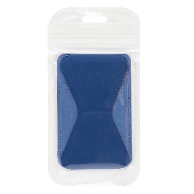 Картхолдер футляр для карт на клеевой основе (синий) - CH02