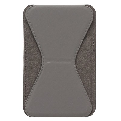 Картхолдер футляр для карт на клеевой основе (серый) - CH02