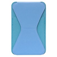 Картхолдер футляр для карт на клеевой основе (голубой) - CH02