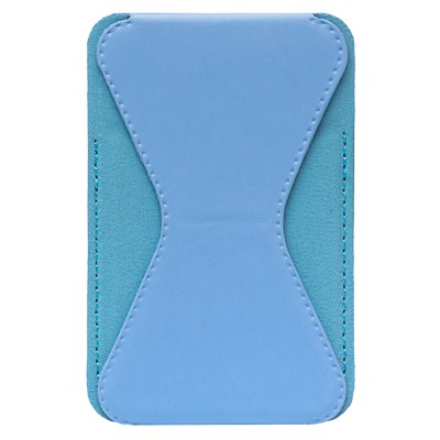 Картхолдер футляр для карт на клеевой основе (голубой) - CH02