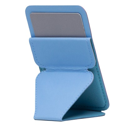 Картхолдер футляр для карт на клеевой основе (голубой) - CH02