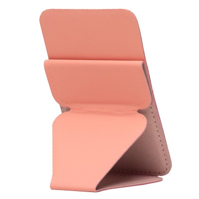 Картхолдер футляр для карт на клеевой основе (персиковый) - CH02