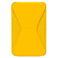 Картхолдер футляр для карт на клеевой основе (желтый) - CH02