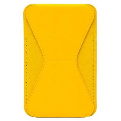 Картхолдер футляр для карт на клеевой основе (желтый) - CH02