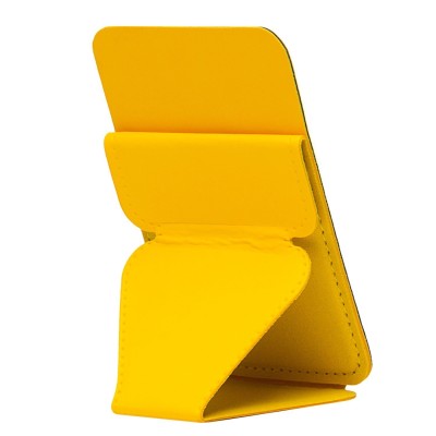 Картхолдер футляр для карт на клеевой основе (желтый) - CH02