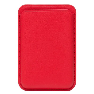 Картхолдер футляр для карт на магните (красный) - CH03