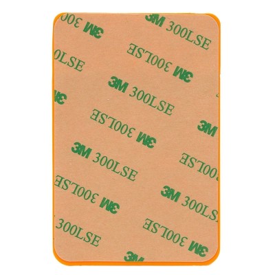 Картхолдер футляр для карт на клеевой основе (оранжевый) - CH04