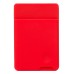 Картхолдер футляр для карт на клеевой основе (красный) - CH04