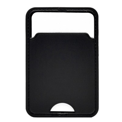 Картхолдер футляр для карт на клеевой основе (черный) - CH05