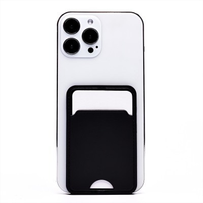 Картхолдер футляр для карт на клеевой основе (черный) - CH05