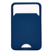 Картхолдер футляр для карт на клеевой основе (синий) - CH05