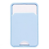 Картхолдер футляр для карт на клеевой основе (голубой) - CH05