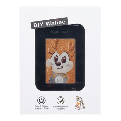 Картхолдер футляр для карт E-ink screen (черный) - CH08 SafeMag