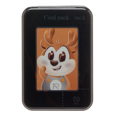 Картхолдер футляр для карт E-ink screen (черный) - CH08 SafeMag