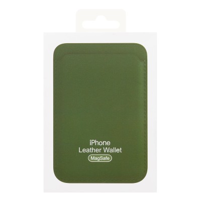 Картхолдер футляр для карт с анимацией (темно-зеленый) - SafeMag