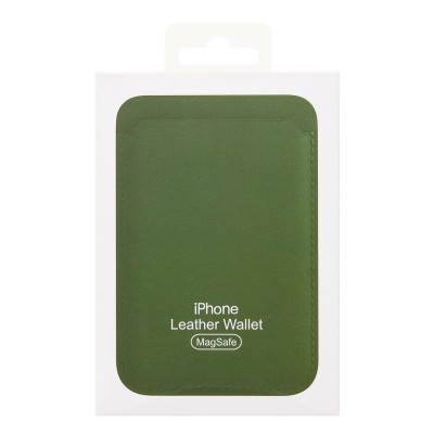 Картхолдер футляр для карт с анимацией (травяной зеленый) - SafeMag