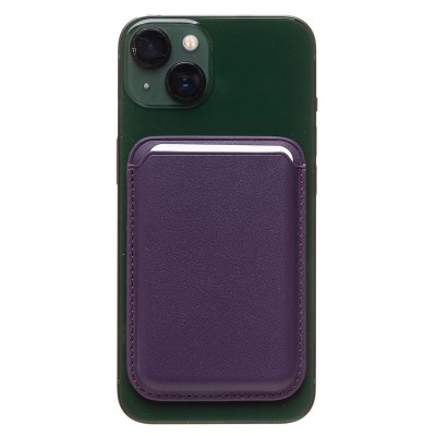 Картхолдер футляр для карт с анимацией (багровый) - SafeMag