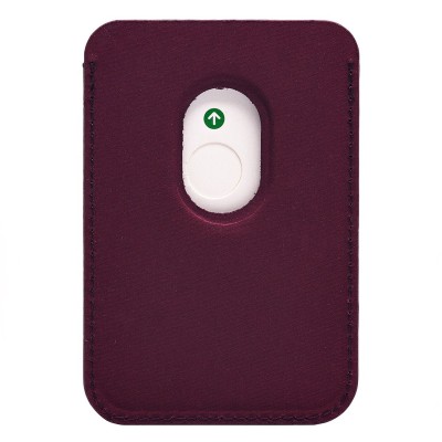 Картхолдер футляр для карт на магните (багровый) ORG FineW SafeMag
