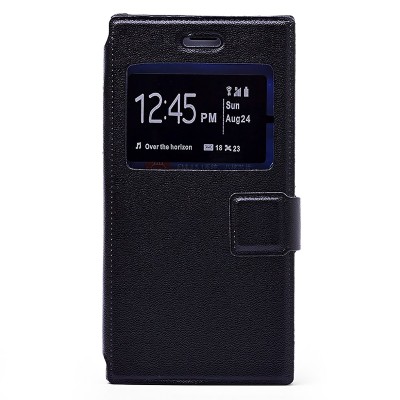 Универсальный чехол-книжка 5.5 (черный)