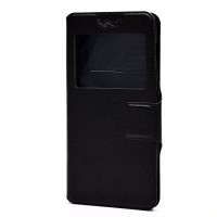 Универсальный чехол-книжка 6.0 (черный)