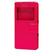 Универсальный чехол-книжка 6.0 (розовый)