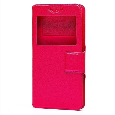 Универсальный чехол-книжка 6.0 (розовый)