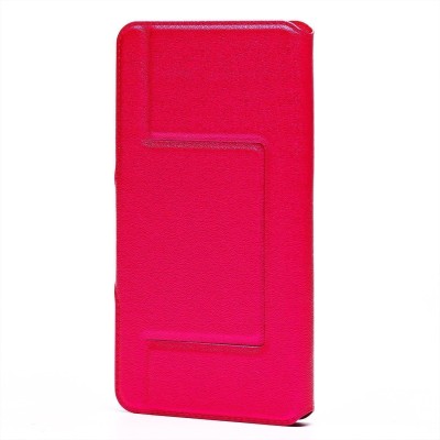 Универсальный чехол-книжка 6.0 (розовый)
