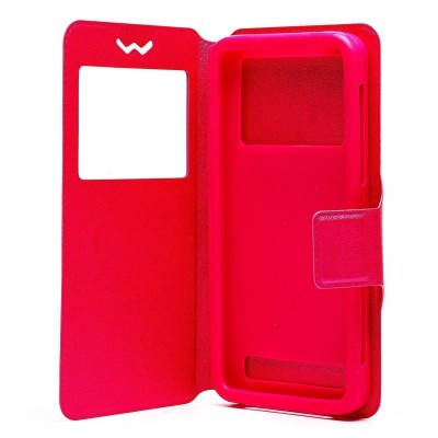 Универсальный чехол-книжка 6.0 (розовый)