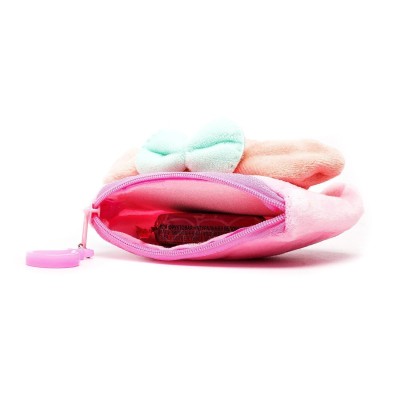 Универсальный чехол-кошелек плюшевый детский (санрио) (розовый)
