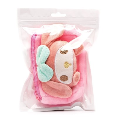 Универсальный чехол-кошелек плюшевый детский (санрио) (розовый)