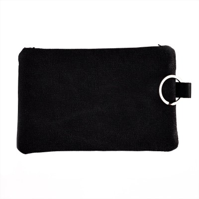 Универсальный чехол-кошелек текстильный 12,5x8,5см (черный)