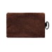 Универсальный чехол-кошелек текстильный 12,5x8,5см (коричневый)