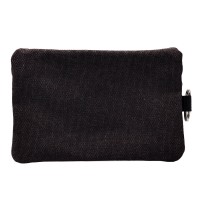 Универсальный чехол-кошелек текстильный 12,5x8,5см (серый)