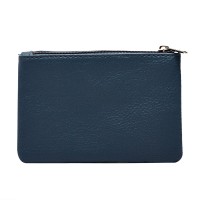 Универсальный чехол-кошелек экокожа 12,5x8см (синий)
