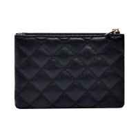 Универсальный чехол-кошелек экокожа 12x8см (черный)