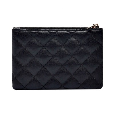 Универсальный чехол-кошелек экокожа 12x8см (черный)